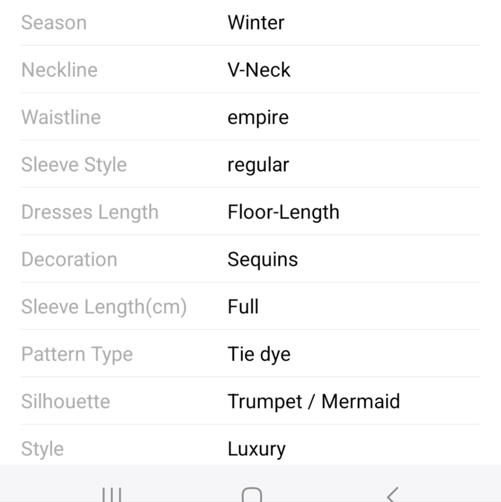 Gold, Striped,  V Neck, Sleeveless,  Backless,  Beaded, Sequined,  Merma… - Picture 13 of 15